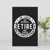 officieel met pensioen 2024 (Staand voorkant)