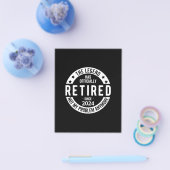 officieel met pensioen 2024 flyer (Enkel)