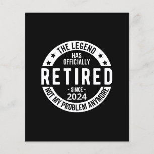 officieel met pensioen 2024 flyer