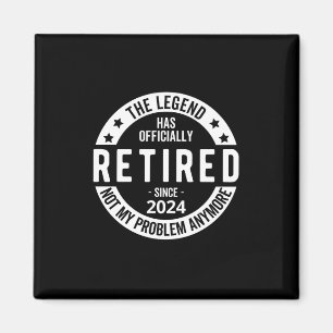 officieel met pensioen 2024 magneet