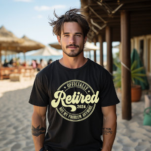 Officieel met pensioen 2024 Niet meer mijn problee T-shirt