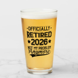 Officieel Met Pensioen 2026 Niet Mijn Probleem Mee Glas