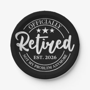 Officieel Met Pensioen 2026 Witte Badge Niet Mijn Papieren Bordje