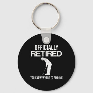 Officieel Met Pensioen Cadeau Golf Vader Golfen Pe Sleutelhanger