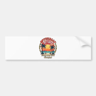 Officieel Met Pensioen Elke Dag Weekend Bumpersticker