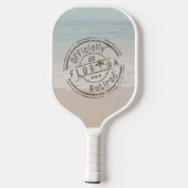 Officieel met pensioen in Florida Tropical Beach O Pickleball Paddle (Achterkant)