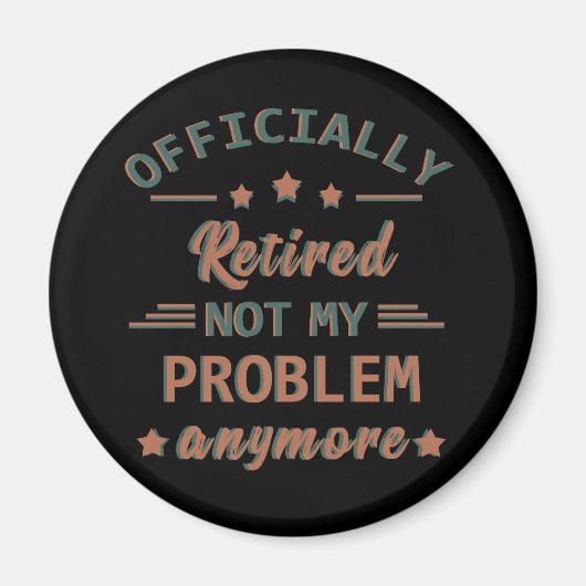 Officieel met pensioen, mijn probleem niet meer magneet (Voorkant)