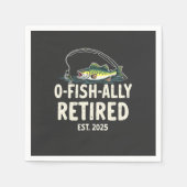 Officieel met pensioen per 2025 Visser Vader Servet (Voorkant)