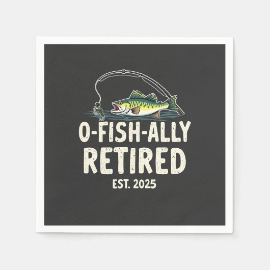 Officieel met pensioen per 2025 Visser Vader Servet (Voorkant)