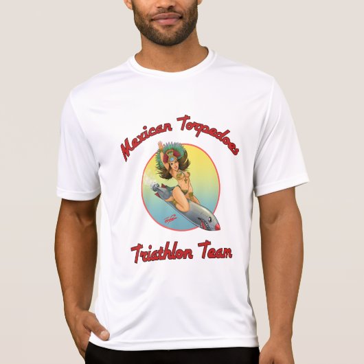 OFFICIEEL: Mexicaans Torpedo Triathlon Team MICRO  T-shirt (Voorkant)