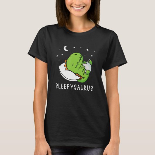 Officieel Napping Shirt Sleepysaurus Lover Slapen (Voorkant)
