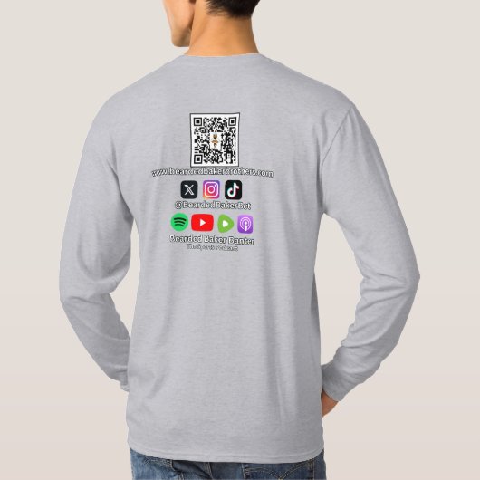 Officieel-Officiële Orioles podcast met lange mouw T-shirt (Achterkant)