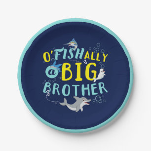 Officieel - O'Fishally een grote broer Pun Papieren Bordje