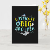 Officieel - O'Fishally een grote broer woordspelin Kaart (Gele Bloem)