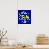 Officieel - O'Fishally een grote broer woordspelin Poster (Keuken)