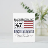 Officieel Onbezwaard Door Wat Trump Is 47 Briefkaart (Staand voorkant)