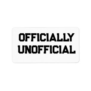 Officieel Onofficiëel Etiket