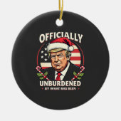 Officieel Ontheven Van Wat Trump 47e Is Gewest Keramisch Ornament (Voorkant)