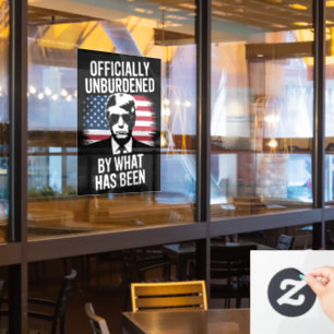 Officieel Ontheven Van Wat Trump Is Geweest  Raamsticker