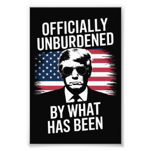 Officieel Ontheven Van Wat Trump Is Gewest Foto Afdruk