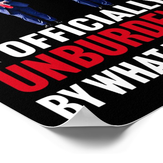 Officieel ontlast door wat grappig is geweest Trum Poster (Hoek)