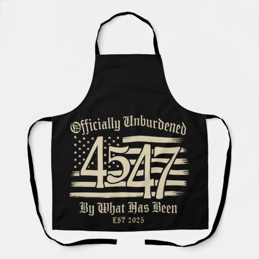 Officieel ontlast door wat Trump 45 47 is geweest Schort (Voorkant)