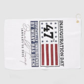 Officieel ontlast door wat Trump 47 is geweest Golfhanddoek (Horizontaal)