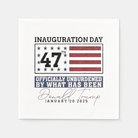 Officieel ontlast door wat Trump 47 is geweest Servet (Voorkant)