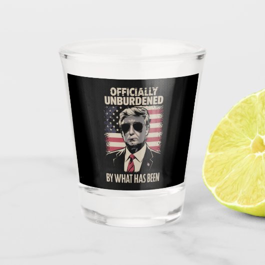 Officieel ontlast door wat Trump 47 is geweest Shot Glas (Voorkant)