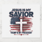 Officieel ontlast door wat Trump 47 is geweest Sparkling Wijnetiket (Enkel label)