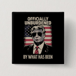 Officieel ontlast door wat Trump 47 is geweest Vierkante Button 5,1 Cm