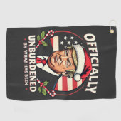 Officieel ontlast door wat Trump 47e is geweest Golfhanddoek (Horizontaal)