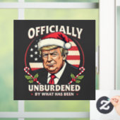 Officieel ontlast door wat Trump 47e is geweest Raamsticker (Huis)