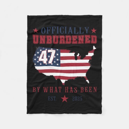 Officieel ontlast door wat Trump heeft gewonnen Fleece Deken (Voorkant)