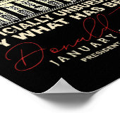 Officieel ontlast door wat Trump heeft gewonnen Poster (Hoek)