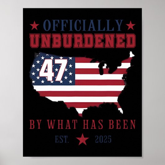 Officieel ontlast door wat Trump heeft gewonnen Poster (Voorkant)