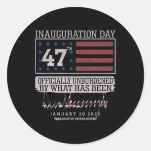 Officieel ontlast door wat Trump heeft gewonnen Ronde Sticker