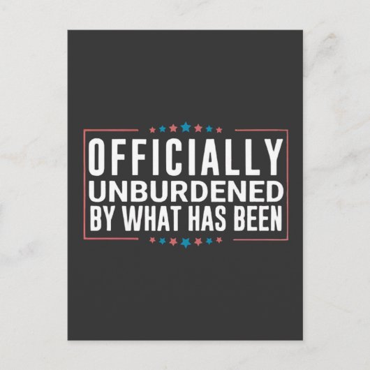 Officieel ontlast door wat Trump is geweest Briefkaart (Voorkant)