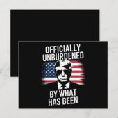 Officieel ontlast door wat Trump is geweest Briefkaart (Voorkant / Achterkant)