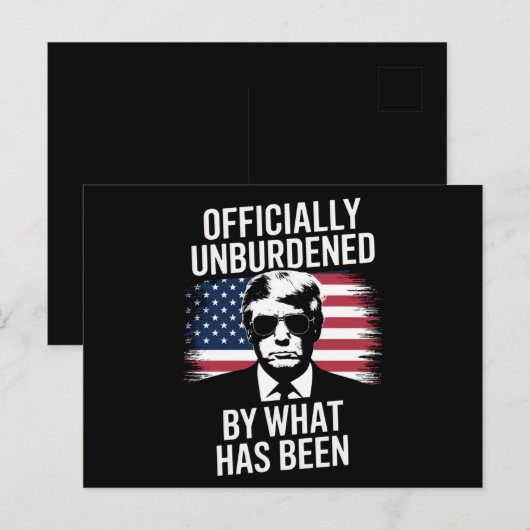 Officieel ontlast door wat Trump is geweest Briefkaart (Voorkant / Achterkant)