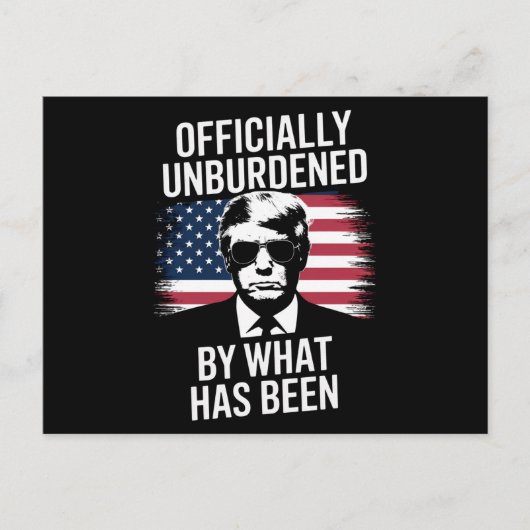 Officieel ontlast door wat Trump is geweest Briefkaart (Voorkant)