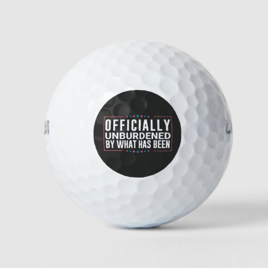 Officieel ontlast door wat Trump is geweest Golfballen (Voorkant)