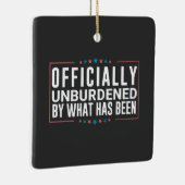 Officieel ontlast door wat Trump is geweest Keramisch Ornament (Rechts)