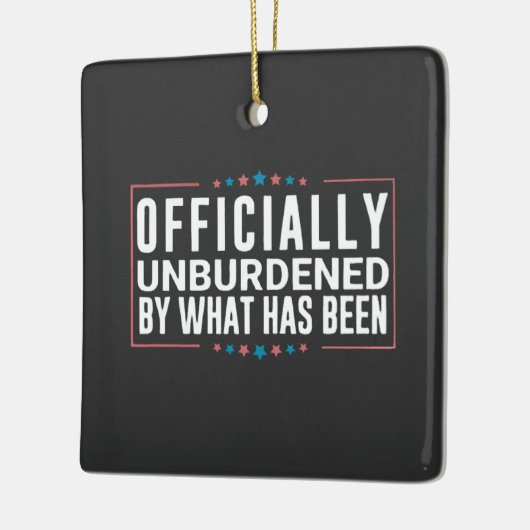 Officieel ontlast door wat Trump is geweest Keramisch Ornament (Links)