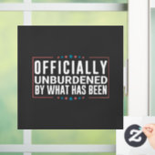 Officieel ontlast door wat Trump is geweest Raamsticker (Huis)