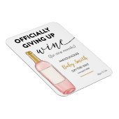 Officieel opgeven van wijn zwangerschap aankondigi magneet (Rechterzijde)