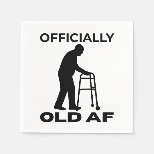 Officieel Oud AF Servet (Voorkant)