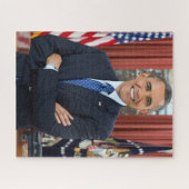 Officieel ovaal Kantoor Portret President Obama Legpuzzel (Horizontaal)