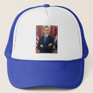 Officieel ovaal Kantoor Portret President Obama Trucker Pet