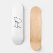 Officieel over haar - Grappige Breakup Quote Skate Persoonlijk Skateboard (Voorkant)